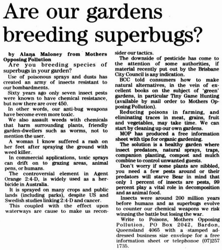 Are our gardens breeding superbugs?