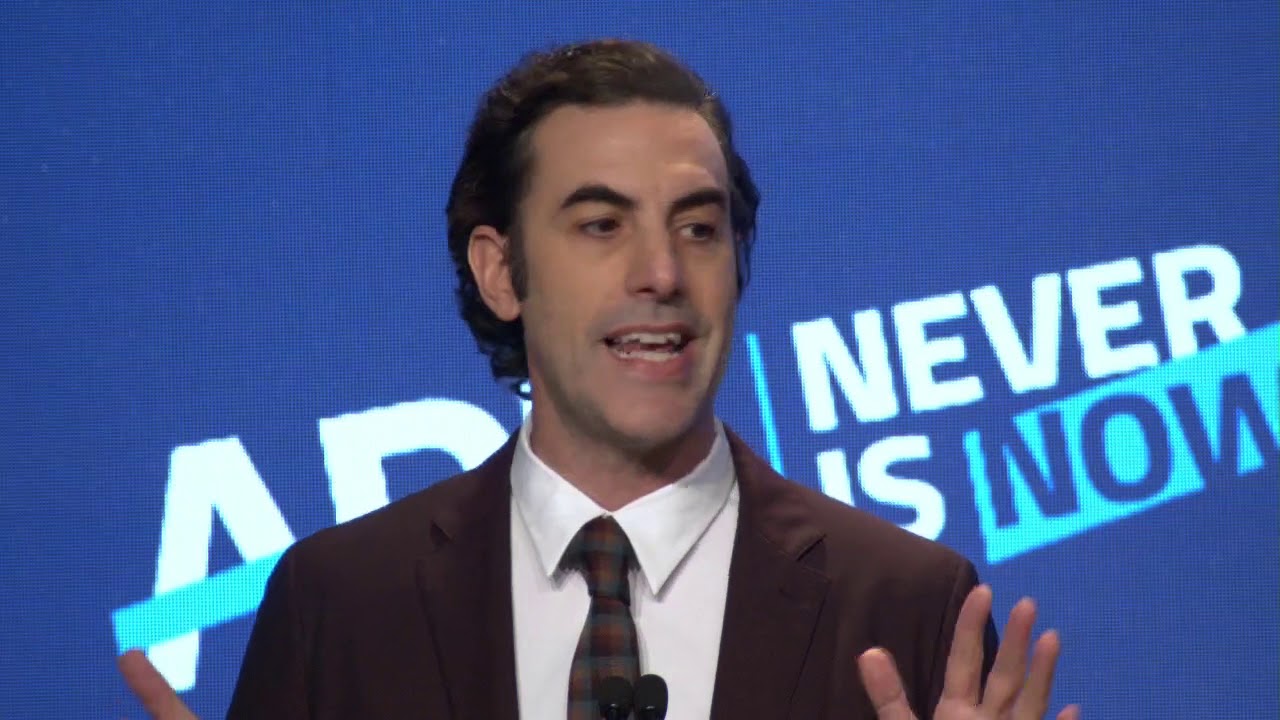ADL International Leadership Award Presented to Sacha Baron Cohen at Never Is Now 2019