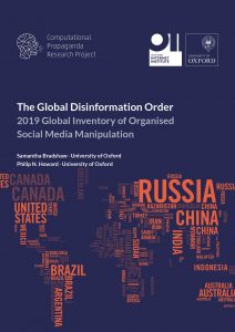 The global disinformation order: 2019 global inventory of organised social media manipulation