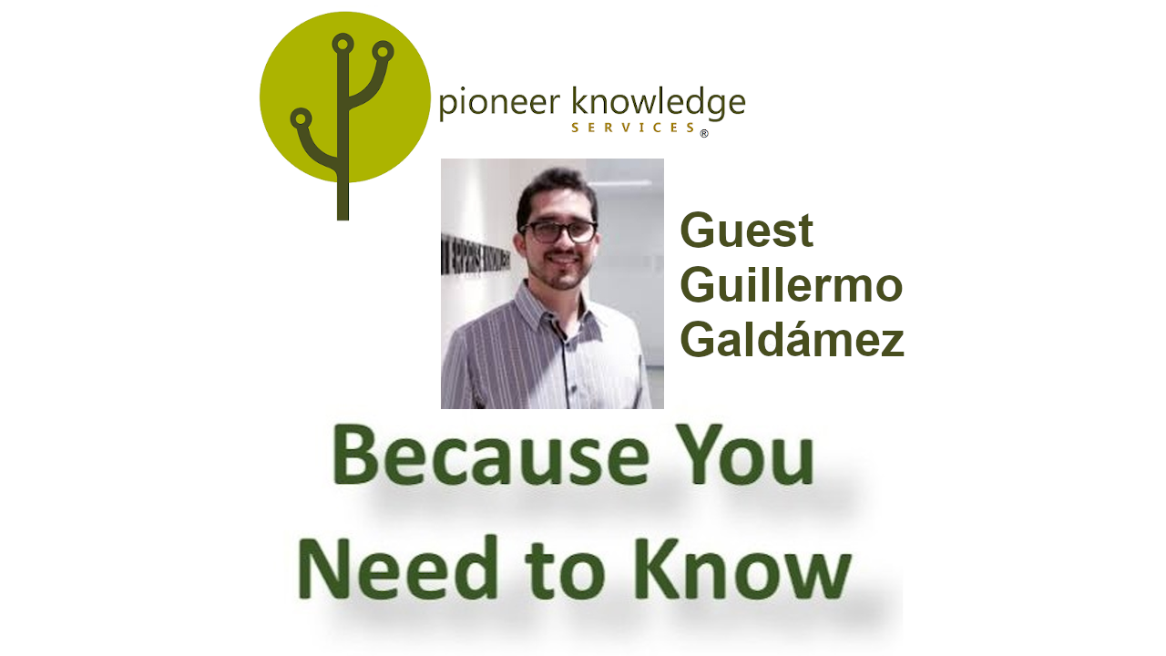 Because You Need to Know - Guillermo Galdámez