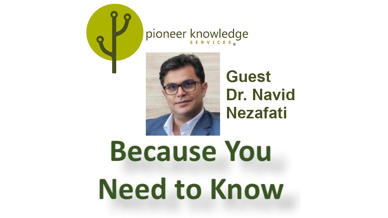 Because You Need to Know - Navid Nezafati