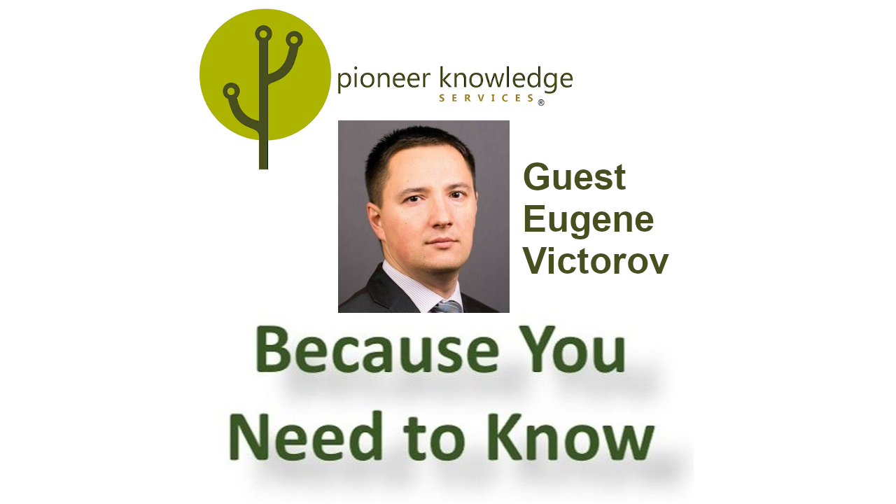 Because You Need to Know - Eugene Victorov
