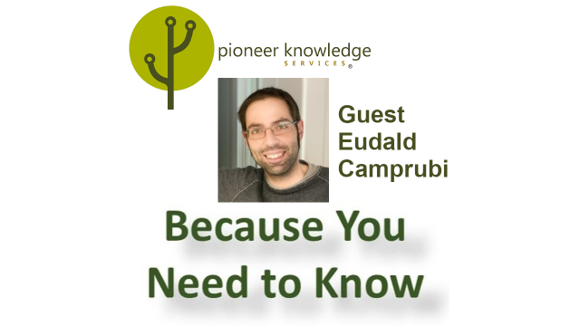 Because You Need to Know – Eudald Camprubi