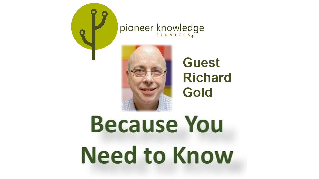 Because You Need to Know – Richard Gold