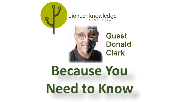 Because You Need to Know – Donald Clark