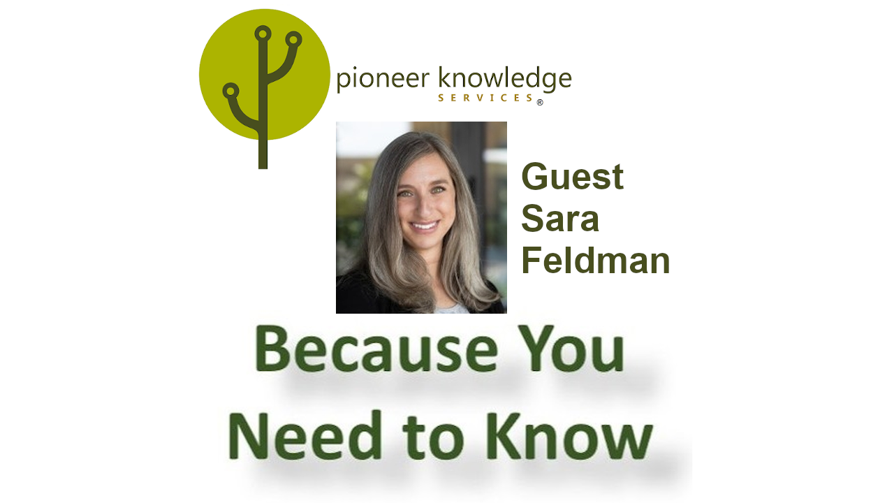 Because You Need to Know – Sara Feldman