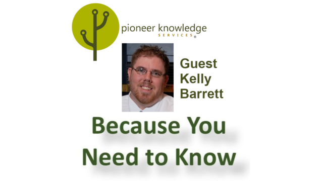 Because You Need to Know – Kelly Barrett