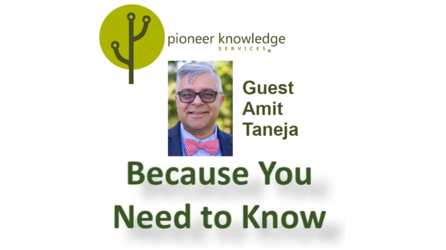 Because You Need to Know – Amit Taneja