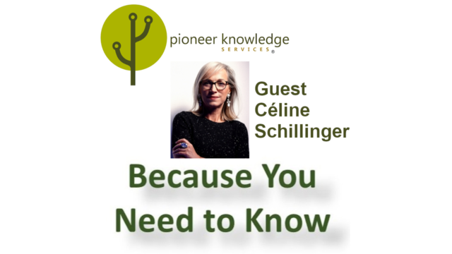 Because You Need to Know – Celine Schillinger