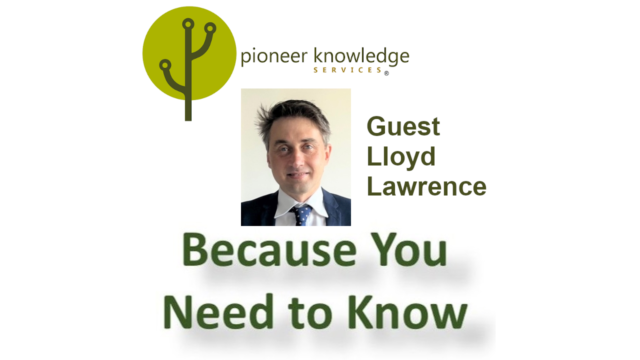 Because You Need to Know – Lloyd Lawrence