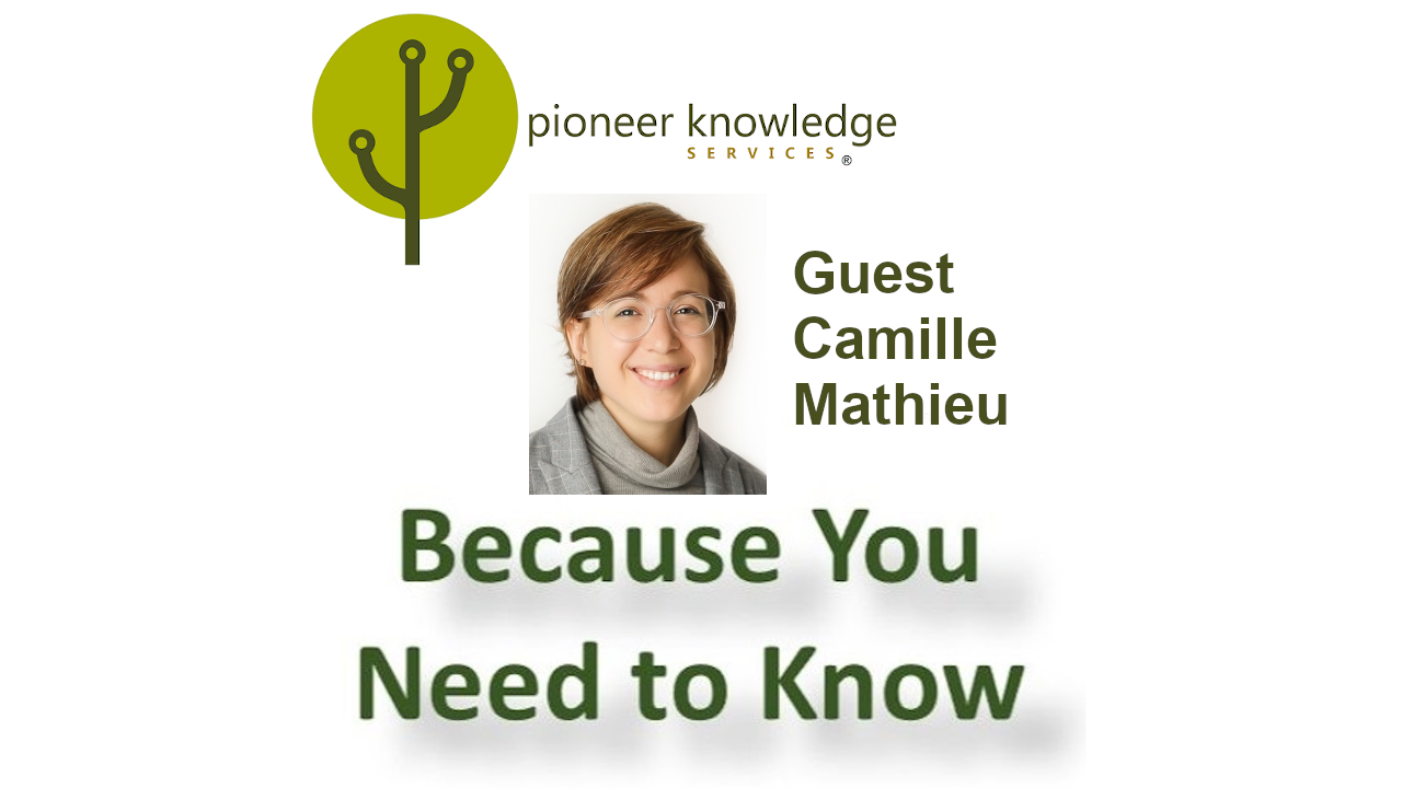Because You Need to Know – Camille Mathieu