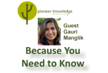 Because You Need to Know – Gauri Manglik