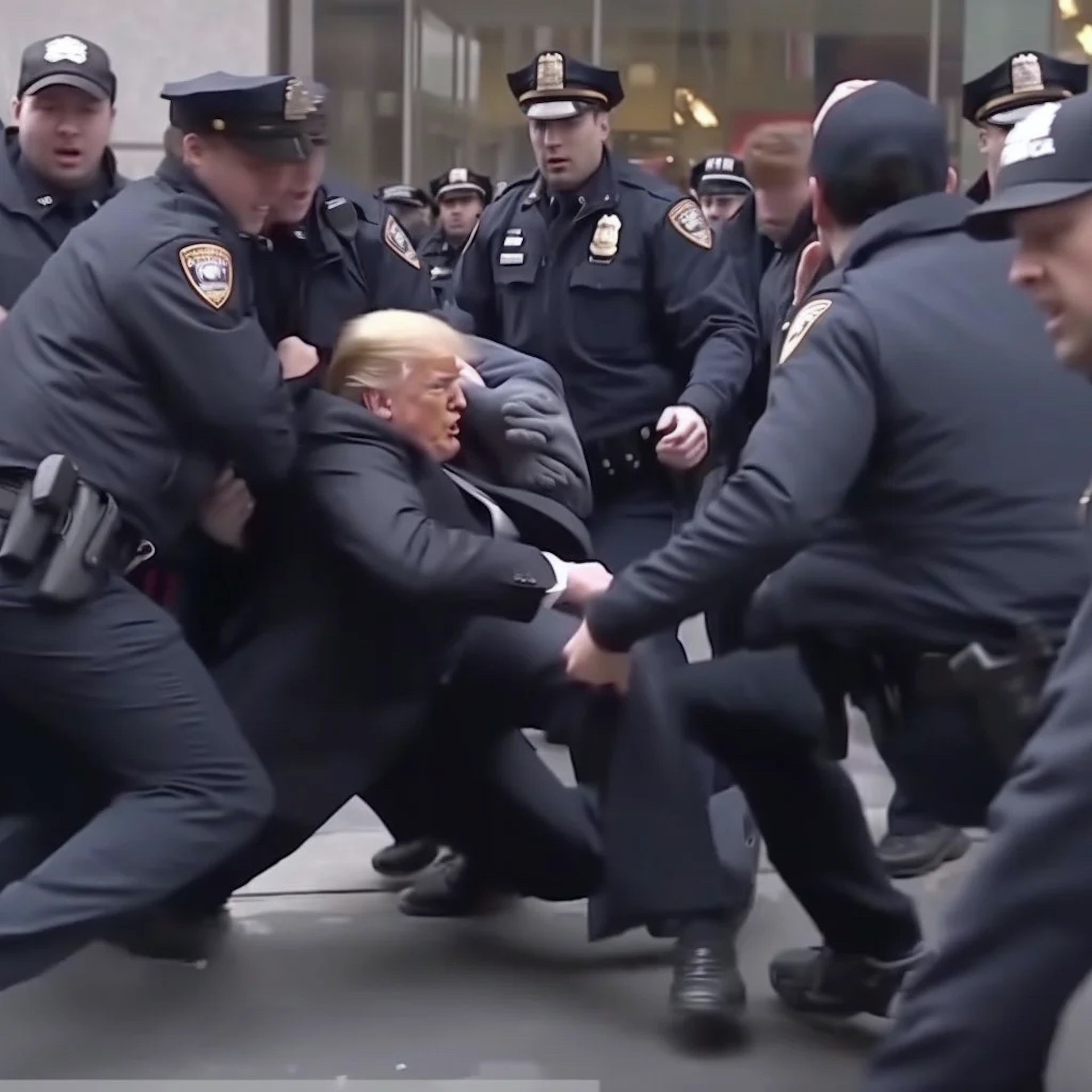 A number of fake images of former US President Donald Trump being arrested have taken the internet by storm.