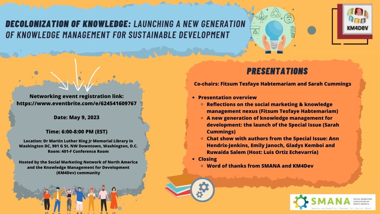 Decolonization of knowledge: launching a new generation of knowledge management for sustainable development