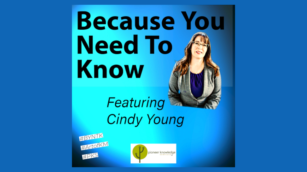 Because You Need to Know – Dr Cindy Young