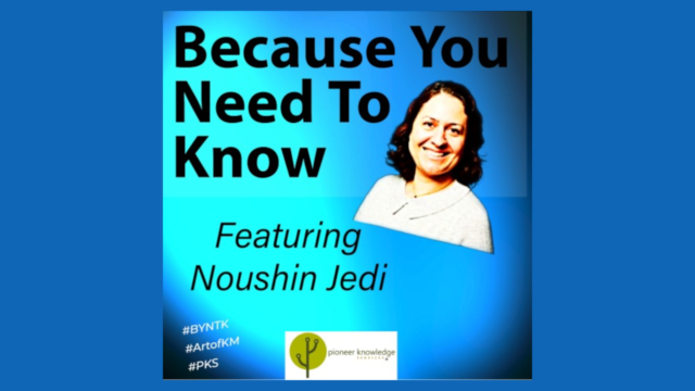 Because You Need to Know – Noushin Jedi