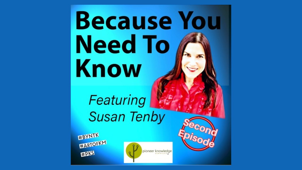 Because You Need to Know – Susan Tenby (Episode 2)