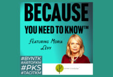 Because You Need to Know – Moria Levy