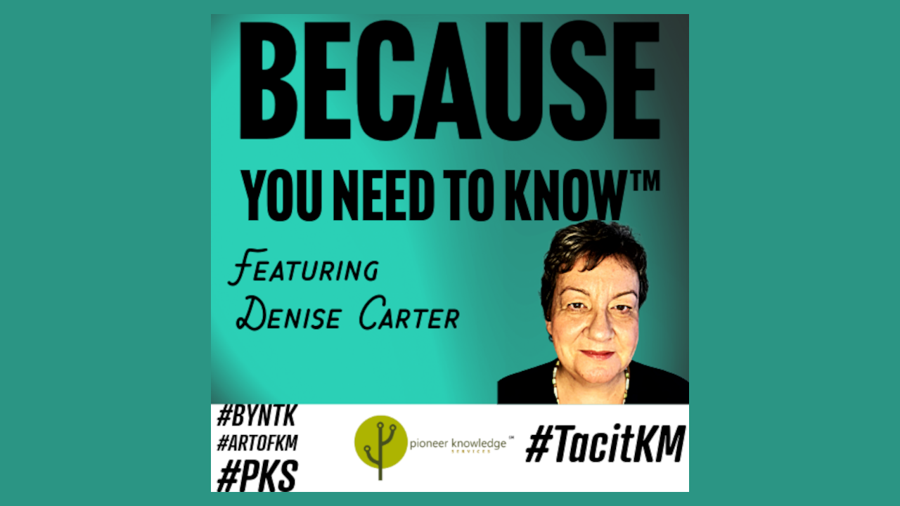 Because You Need to Know – Denise Carter