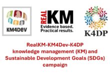 RealKM-KM4Dev-K4DPknowledge management (KM) and Sustainable Development Goals (SDGs) campaign