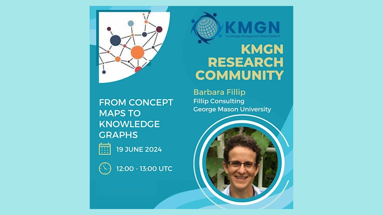 KMGN Research Community: From Concept Maps to Knowledge Graphs