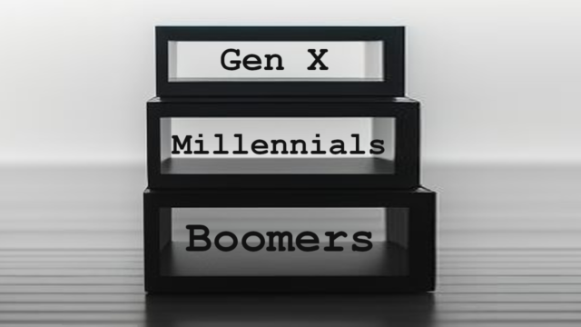 Gen X, Millennials, Boomers