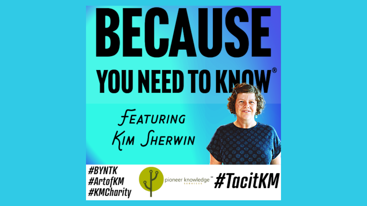 Because You Need to Know – Kim Sherwin