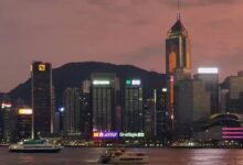 Victoria Harbour and the Hong Kong Island skyline