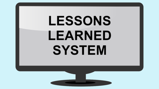 Lessons learned system